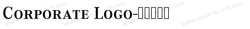 Corporate Logo字体转换